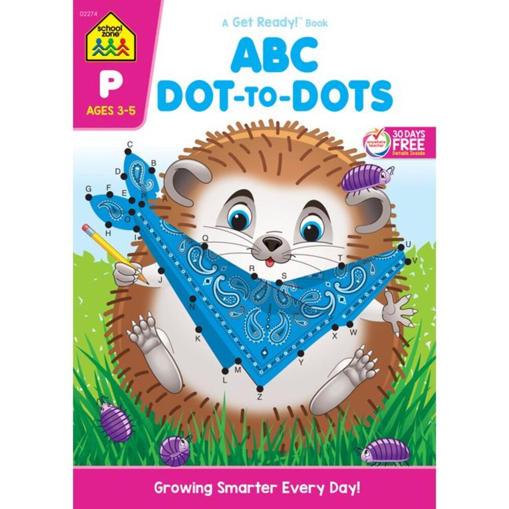 School Zone ABC Dot-To-Dots Workbook -- School Zone